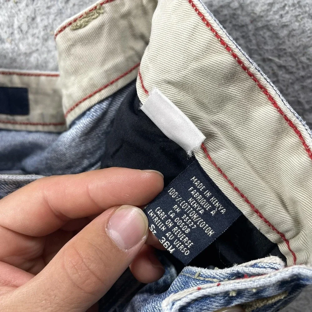 VINTAGE Marithe Francois Girbaud Jeans Men's 36x30 Blue Carpenter Denim Pants